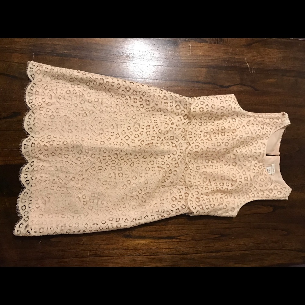 Cream lace J.Crew Dress size 4